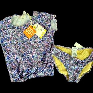 NEW WITH TAGS - Girls 2 piece bathing suit size 10